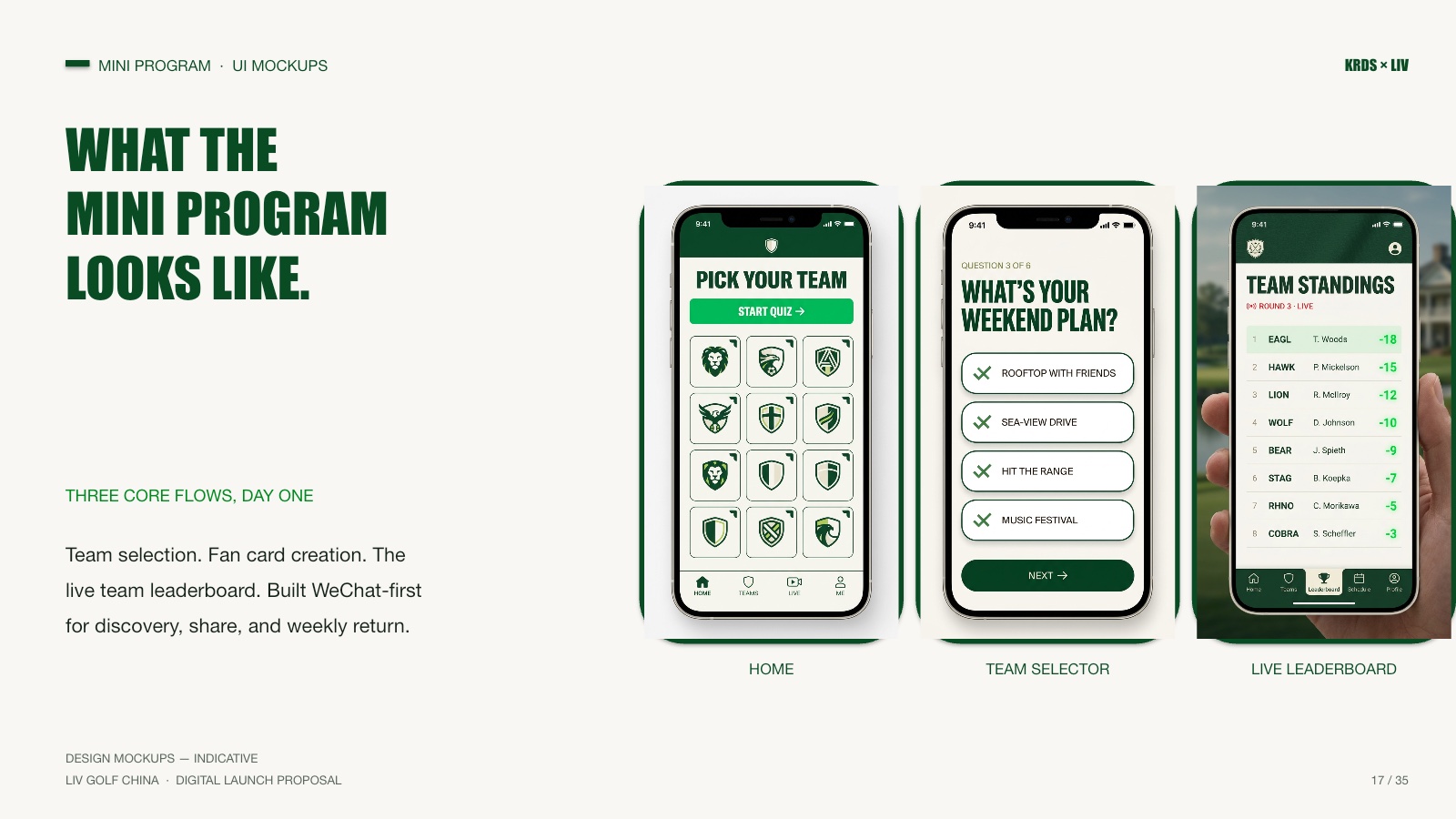 WeChat Mini Program product concept